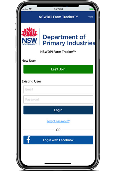 nsw farm tracker phone